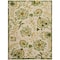 Homeroots 6' X 9' Ivory Green And Yellow Floral Indoor Outdoor Area Rug 548078 - alternate 1