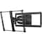 Sanus Full-Motion+ Tilt TV Mount - For 46-90 Inch Flat Panel TVs - Black VLF628-B1 - alternate 1