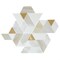 Daltile Pietra Divina Marble Natural Stone Spectrum Mosaic in Polished & Metal Namaste Gold Blend, 10PK DA58SPECTRUMS1L - alternate 3