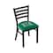 Holland Bar Stool Co BlackLogo Chair, VinylSeat L00418Hawaii - alternate 1