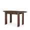 Homeroots 59" Dark Brown Solid Wood Oval Writing Desk 605953 - alternate 5