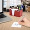 Acrimet Desktop Organizer Pencil, Pen, Paper, Clip, Caddy Holder (Plastic) (Paper Included) (Red Color) 954.VM - alternate 9