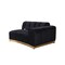 Homeroots Black Velvet Modular Curved Two Piece Sectional With Toss Pillows 643961 - alternate 13