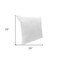Homeroots 26" White Fabric Down Throw Pillow Insert 534270 - alternate 4