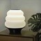 Jonathan Y Honey Pot 12 in. Minimalist Classic Plant-Based PLA 3D Printed Dimmable LED Table Lamp, White/Black USA1001B - alternate 6