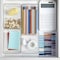 Martha Stewart Grady Set of 3 Clear Plastic Stackable Storage Boxes with White Engineered Wood Lids GS-BA1360-3W-CL-WH-MS - alternate 7