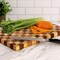 Megachef 16.5 x 10.5 Inch Acacia Wood and Rubber Wood Checkered Cutting Board 750123805M - alternate 4