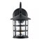 Jonathan Y Cadiz 6" 1-Light Iron/Seeded Glass Cottage Rustic Scrolled Lantern LED Outdoor Sconce, Black, 2PK JYL7609A-SET2 - alternate 9
