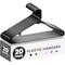 Simple Deluxe YSSOA Plastic Hangers, Clothes Hangers with Non-Slip Hooks, Black, 20PK HKHANGPLASTC20BLK - alternate 1