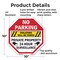 Signmission No Parking Violators Will Be Towed, 10 Inch X 10 Inch, Aluminum Metal Signs OC-A-10-85 - alternate 6