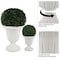 Pure Garden Outdoor Planter 2-Pack Large & Small Urn Planters Plastic Plant Pots for Indoor or Outdoor 50-LG1430 - alternate 7