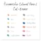 Prismacolor Col-Erase Pencil with Eraser, 0.7 mm, 2B (#1), Asstd Lead/Barrel, PK24 20517 - alternate 20