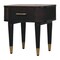 Homeroots 18" Brown Solid Wood Two Drawer Nightstand 701717 - alternate 9