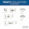 Progress Lighting Trinity 6.5-in 1-Light Brushed Nickel Transitional Vanity Light P3190-09 - alternate 5
