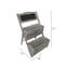 Homeroots 10in Gray Solid Wood Indoor Outdoor Planter Box 274838 - alternate 5