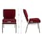Flash Furniture Hercules Church Chair, 21-1/4 in W 25" L 33" H, Fabric Seat FD-CH0221-4-GV-3169-BAS-GG - alternate 7