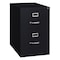 Hirsh 18" W 2 Drawer Vertical File Cabinet, Black, Legal 14413 - alternate 1
