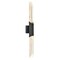 Cwi Lighting Petra Integrated LED 36in Sand Black Indoor-Outdoor Wall Light with Handcrafted Glass 1723W36-2-101-A - alternate 6