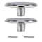 Brixwell Round Metal Kitchen Cabinet Knob 1-1/2 in Dia Polished Chrome Pair BX2PK341326 - alternate 3