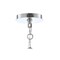 Jonathan Y Coquille 4-Light 20" Adjustable Scalloped Shade Metal LED Pendant, Chrome/White JYL9504A - alternate 10
