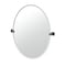 Gatco Mode 32" Frameless Oval Mirror, Matte Black 5619MXLG - alternate 1