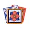 Homeroots 7" x 7" Shades of Blue Celestial Mosaic Peeland Stick Removable Tiles 400449 - alternate 1