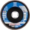 Pferd 5'' X-LOCK POLIFAN Flap Disc - Z SG POWER STEELOX, Zirconia, 80 Grit, Conical 60780 - alternate 5