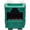Tripp Lite Keystone Jack, Cat6/Cat5e, 110 Punch, Green N238-001-GN - alternate 5
