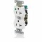 Leviton Electrical Receptacles Hg Dup Rec 20A-125V Back Lt Almond 8300-HT - alternate 3