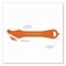 Klever Kutter Excel Plus Safety Cutter, 7" Plastic Handle, Orange, PK10 PLS-400-30G - alternate 4