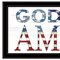 Homeroots God Bless America 6 Black Framed Print Wall Art 407590 - alternate 5