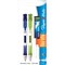 Paper Mate Clear Point Mechanical Pencils with Tube of Lead/Erasers, 0.9 mm, HB (#2), Black Lead, Assorted, PK2 PAP1759214 - alternate 1