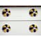 Homeroots Set of Eight Blue And Yellow Floral Ceramic Drawer Pull Knobs, 8PK 358120 - alternate 4