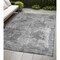 Homeroots 5' X 8' Gray Abstract Washable Non Skid Indoor Outdoor Area Rug 564264 - alternate 1