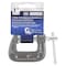 Vulcan C-Clamp, 1 in Max Opening Size, 0.6 in D Throat, Steel Body, Gray Body JL27360 - alternate 2