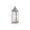 Homeroots Set of Three Clear And Gray Glass And Metal Tabletop Lantern Candle Holders, 3PK 719763 - alternate 4