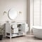James Martin Vanities Breckenridge 48'' S Vanity, Bright White w/ Ethereal Noctis Top w/FreePower Wireless Charger 330-V48-BW-FENC - alternate 9