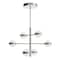 Afx Verona 6in Light LED Pendant Light, Satin Nickel VRNP3X6LAJUDSN - alternate 1