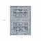 Homeroots 10' X 14' Blue And Denim Blue Aztec Washable Indoor Outdoor Area Rug 616597 - alternate 6