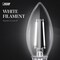 Feit Electric White B10 E12 (Candelabra) Filament LED Bulb Daylight 100 Watt Equivalence, 2PK BPCTC100950WFL2 - alternate 8