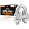 Xpose Safety Wire Rope Clamp for Stainless Steel 5/16in Galvanized U Bolt Cable Clips, 120PK GCC516-120-X-S - alternate 1