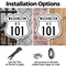 Signmission Washington Route Marker Shield Sign Us 1, 6 Inch X 6 Inch, Plastic Sign SHI-P-6-475 - alternate 5
