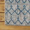 Jonathan Y Ourika Moroccan Geometric Textured Weave Light Gray/Navy 2 ft. x 10 ft. Indoor/Outdoor Runner Rug SMB108A-210 - alternate 6