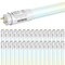 Luxrite 2FT LED Tube Light, T8, 8W=17W, 5CCT 3000K- 6500K, 960LM, 320Deg. Beam Angle, Fluorescent, 30PK LR34241 - alternate 1
