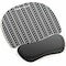 Fellowes Photo Gel Mouse Pad Wrist Rest with Microbanreg  Black Chevron, Black FEL9549901 - alternate 1