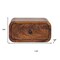 Homeroots 12" Chestnut Solid Wood One Drawer Floating Nightstand 653841 - alternate 6
