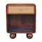 Homeroots 21" Brown Solid Wood Square One Drawer Nightstand 651522 - alternate 1