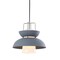 Jonathan Y Paul 11" Farmhouse Metal LED Pendant, Gray JYL6139A - alternate 1