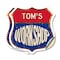 Signmission Tom's Workshop, 12 inch X 12 inch, Vinyl Decal, 2PK SHI-D-2PACK-12-489-TOM - alternate 1