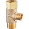 Do It Best 3/8'' OD Fem x 3/8'' OD x 1/4'' OD Brass Extender Tee DIB2037LF - alternate 2